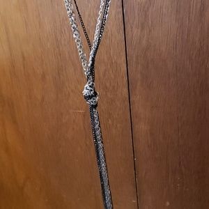 Long layered chain necklace**Bogo on all items $10